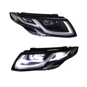 ไฟหน้ารถสำหรับแลนด์โรเวอร์ Evoque ไฟหน้า LED 2013-2017โคมไฟด้านหน้าสไตล์อัพเกรดชิ้นส่วนรถยนต์ระบบแสงสว่าง