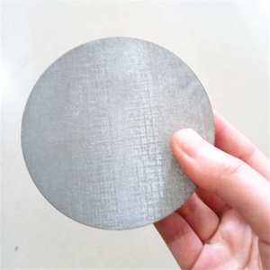 5 2 10 30 Micron 304 316 316L rete metallica intrecciata sinterizzata in acciaio inossidabile/disco/pannello/foglio