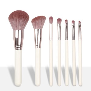 7 adet makyaj fırçası set için göz farı vakfı kapatıcı eyeliner h gevşek toz güzellik aracı kozmetik fırça