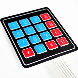 4*4 4x4矩阵阵列键盘16键薄膜开关键盘DIY入门套件定制中国制造商 - Product Image 5
