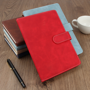 Professional Manufacturer Direct Sales A5 Leather Hard Cover Manual Ledger Official Data <strong>Notebook</strong> - Product Image 3