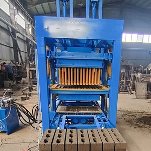 Qt4 15 Máquina para hacer bloques Hecho en Hindia Molde reemplazable Varios patrones Alta producción - Product Image 5