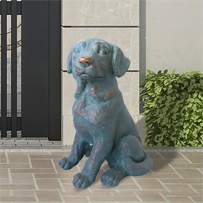 Custom Animal Dog Statue Antique Bronze dog Statue Dog Sculpture For Sale