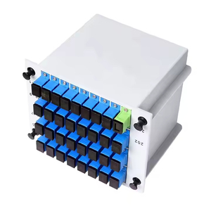 Divisor de fibra óptica 1x32 con salida dual para redes Telecom 4G PON WiFi Conector SC APC utilizado en FTTH - Product Image 1