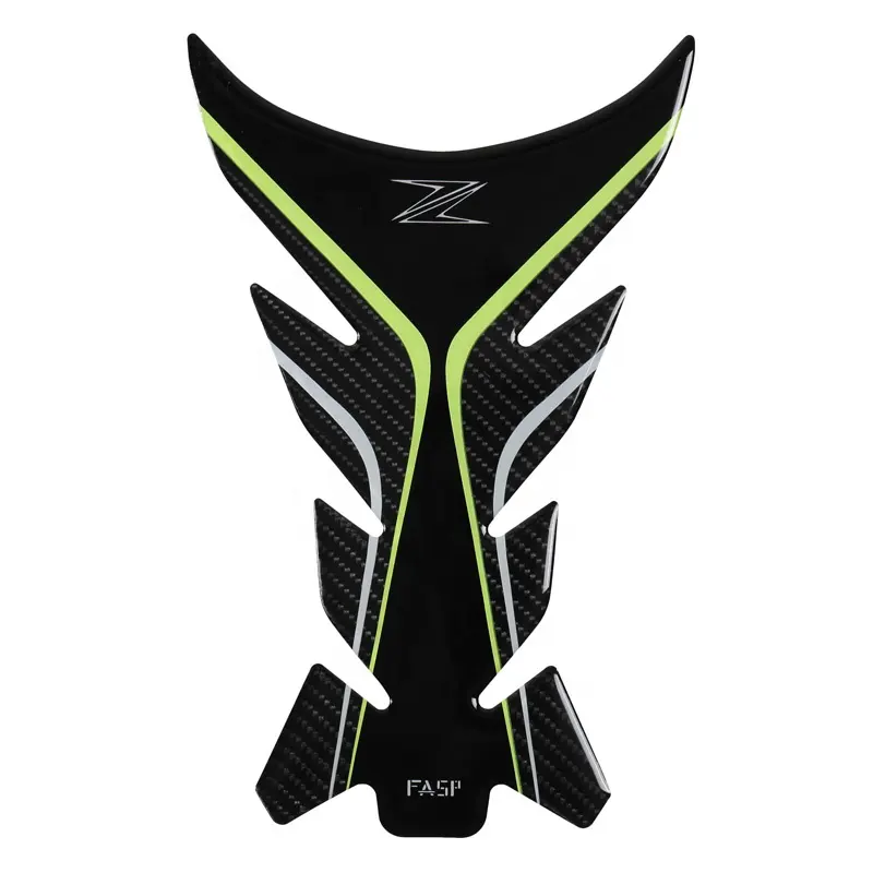 Universal motorcycle bike tank stickers design high quality carbon fiber tank pad sticker