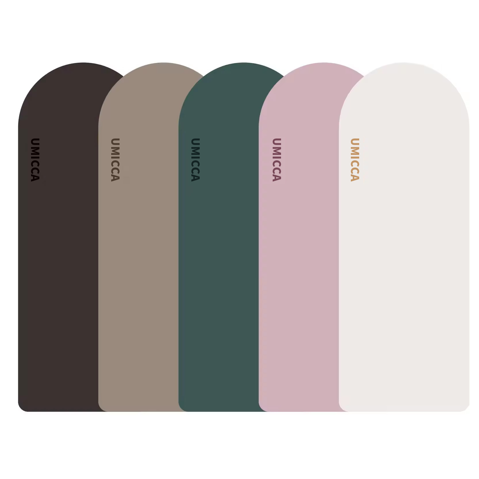 Arched yoga mat