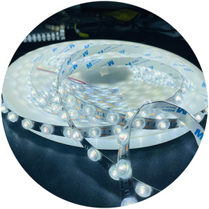 170 fasulye açısı 18W DC24V 11MM PCB 48leds2 tel CCT 2700-6500k diffüz optik lens alüminyum profil için led ışık şerit - Product Image 2