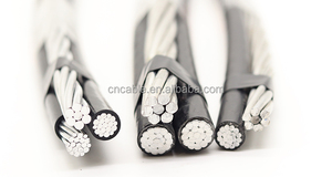 Nhôm trên không cách điện cáp 1/0 2/0 trên không kèm cáp 336.4 <span class=keywords><strong>Triplex</strong></span> dịch vụ thả dây - Product Image 2