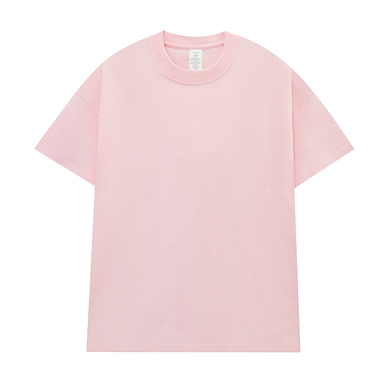 t-shirt en coton rose