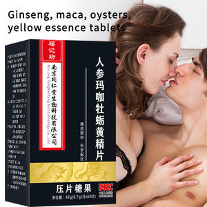 पुरुषों के ऊर्जा पूरक के लिए निजी ब्रांड चीनी हर्बल मका चबाने योग्य टैबलेट पुरुषों के ऊर्जा पूरक मैका गिन्सेंग पीला सार ओईस्टर फ्लेक्स कैंडी - Product Image 2