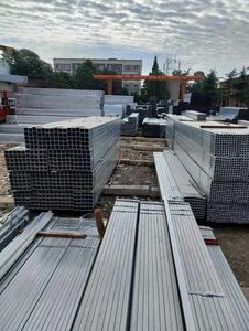Tubulações galvanizadas Perfis quadrados e retangulares para materiais construção Tubulação quadrada e retangular