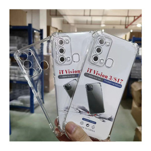 Yumuşak TPU telefon kılıfı 4 köşe anti-sonbahar kabuk şeffaf kapak Itel S18Pro S17 için cep telefonu kılıfı telefon kılıfı - Product Image 4