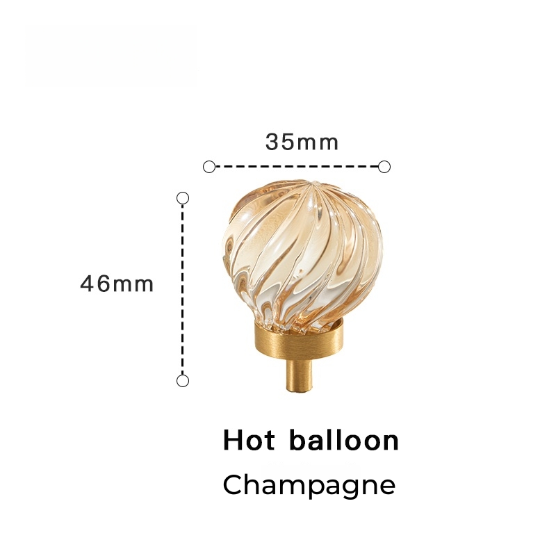 Montgolfière au champagne