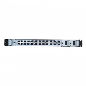 Módulo GPON C + de 16 puertos 10G OLT con fuente de alimentación dual CC/CA Conector SC Equipo de fibra óptica de red IP - Product Image 2