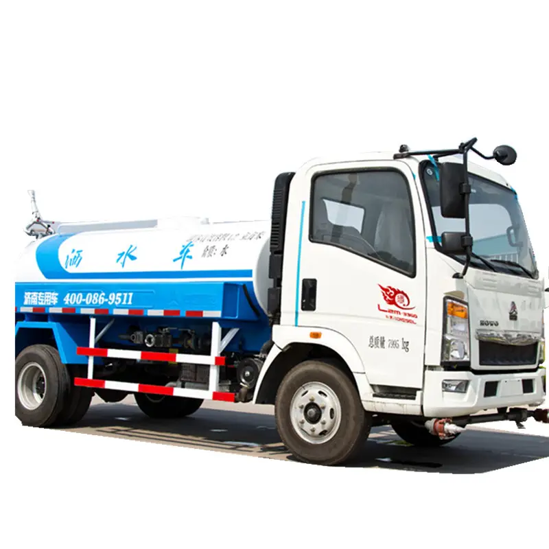 SINOTRUK HOWO 4X2 116HP 5CBM WATER TANKER SPRINKLER รถบรรทุก ZZ1047D3414C145