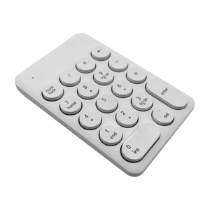 Wireless Number Pad, Slim 2.4G Wireless <strong>Numeric</strong> <strong>Keypad</strong> 18 Keys Wireless <strong>Numeric</strong> <strong>Keyboard</strong> <strong>With</strong> Nano Receiver for Laptop, PC