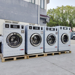 Powerful Cleaning for Deep Fabric Care Fully Automatic Washer Extractor Hard Mount Coin <strong>Operated</strong> Commercial Laundry Machine - Product Image 1