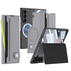 Z kat için 5 6 kılıf kılıf ayrı kabuk için galaxy kat 6 cep telefonu kılıfı Z katlanır 6 arka kapak manyetik toka - Product Image 5