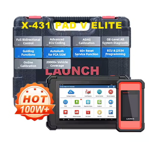 2025 Newest Arrival X431 Pad <strong>V</strong> Elite Full System OBD2 Scanner J2534 <strong>Programmer</strong> 1-Year Automotive Online Programming Tools for