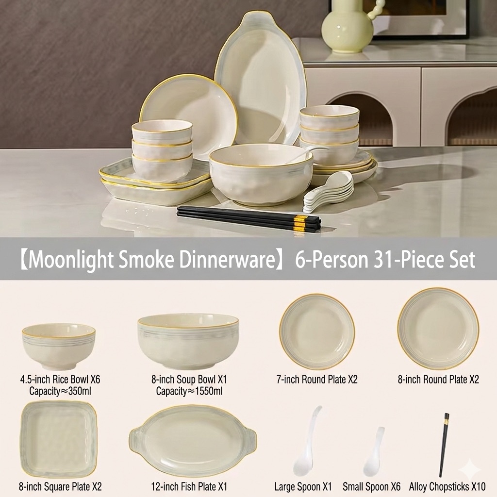 31-piece set for 6 people