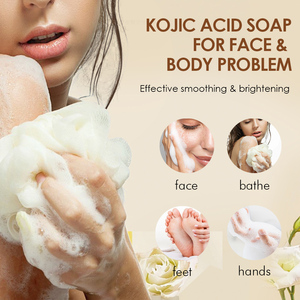 En çok satan C vitamini doğal bitkisel yağ zerdeçal orijinal kojik asit karanlık noktalar beyazlatma banyo ve yüz sabunu azaltır - Product Image 6