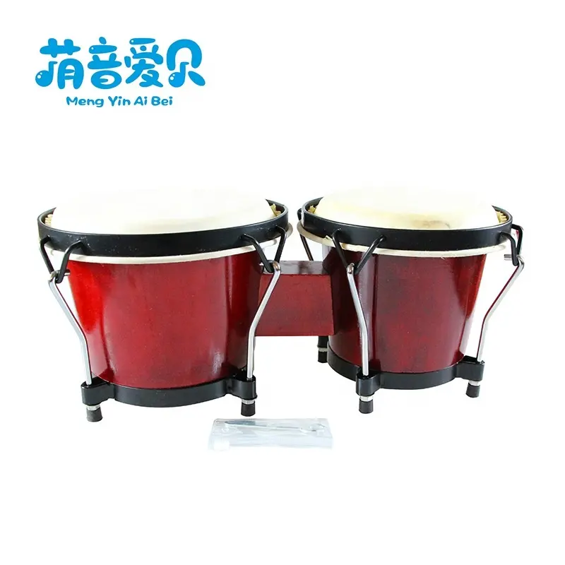 ร้อนขายเครื่องดนตรีมืออาชีพไม้ Bongo กลอง