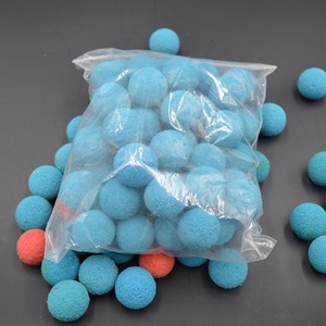 عالية الجودة بالجملة الطبيعي اسفنج مطاطي الكرة 6 سنتيمتر رغوة كرات مطاطية للبيع - Product Image 5
