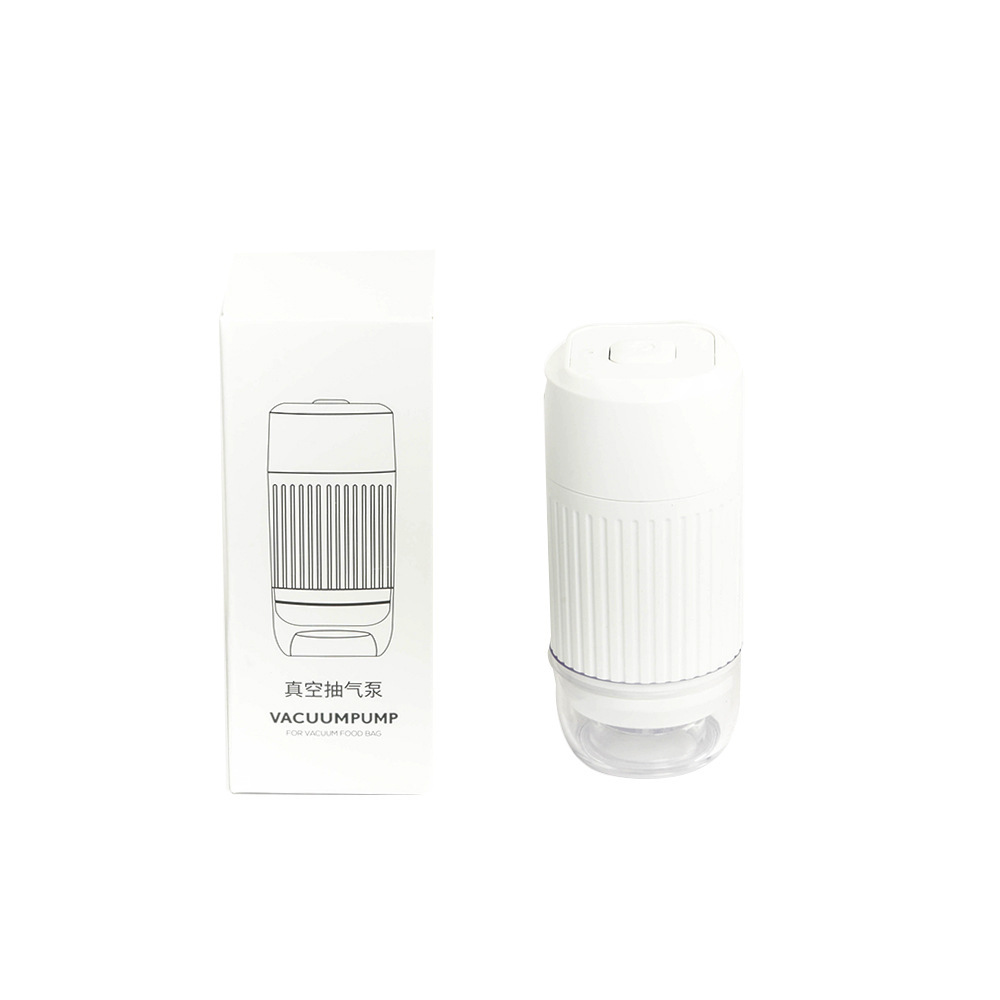 Type B White Electric Pump with USB Rechargeable Filter