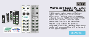 Interfaccia M12, Hub IO-Link, PNP, 16DI/DO modulo configurabile, espandibile - Product Image 3