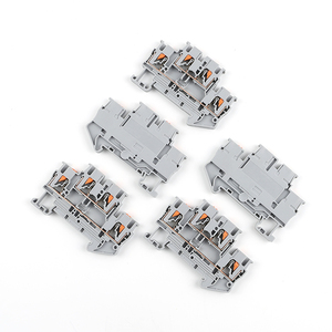 PTTB 2.5 Multi Level Feed Through Double Layer <strong>Push</strong>-in Double Level DIN Rail Feed Through <strong>Spring</strong> Connector <strong>Terminal</strong> <strong>Block</strong> - Product Image 6
