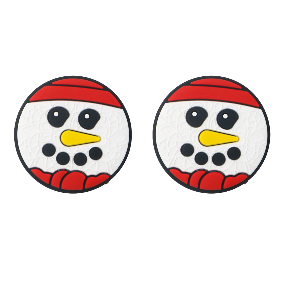 Round snowman Focal bead Scarleton Red SA446