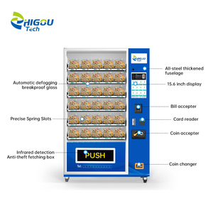 Zhi gou công nghệ 24 giờ tự phục vụ-Bánh mì và món tráng miệng máy bán hàng tự động <span class=keywords><strong>cupcake</strong></span> Máy bán hàng tự động với chức năng làm lạnh - Product Image 6