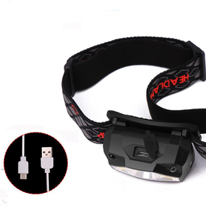 USB Có Thể Sạc Lại Không Thấm Nước Sáng Đèn Pin Chuyển Động Đi Bộ Đường Dài Ngoài Trời Đèn Pha Chạy Cắm Trại Đi Xe Đạp Câu Cá <span class=keywords><strong>LED</strong></span> Đèn Pha - Product Image 2