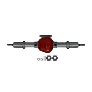 Metal CNC ön arka aks için Servo tabanı ile 1/10 RC araba eksenel SCX10 D90 yükseltme parçaları - Product Image 6