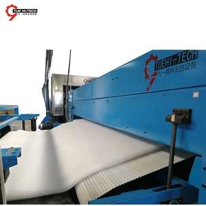 Linea di produzione di incollaggio termico per riscaldamento a Gas macchina in tessuto non tessuto per materassi e fiber termoplastiche ovatta - Product Image 1