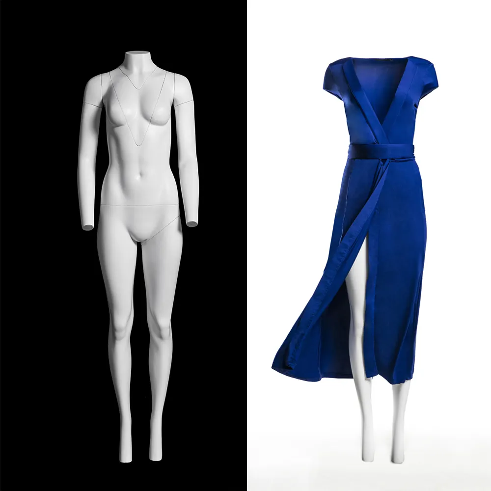 GH11S moda cuerpo completo mujeres modelo maniquí femenino invisible fantasma maniquí