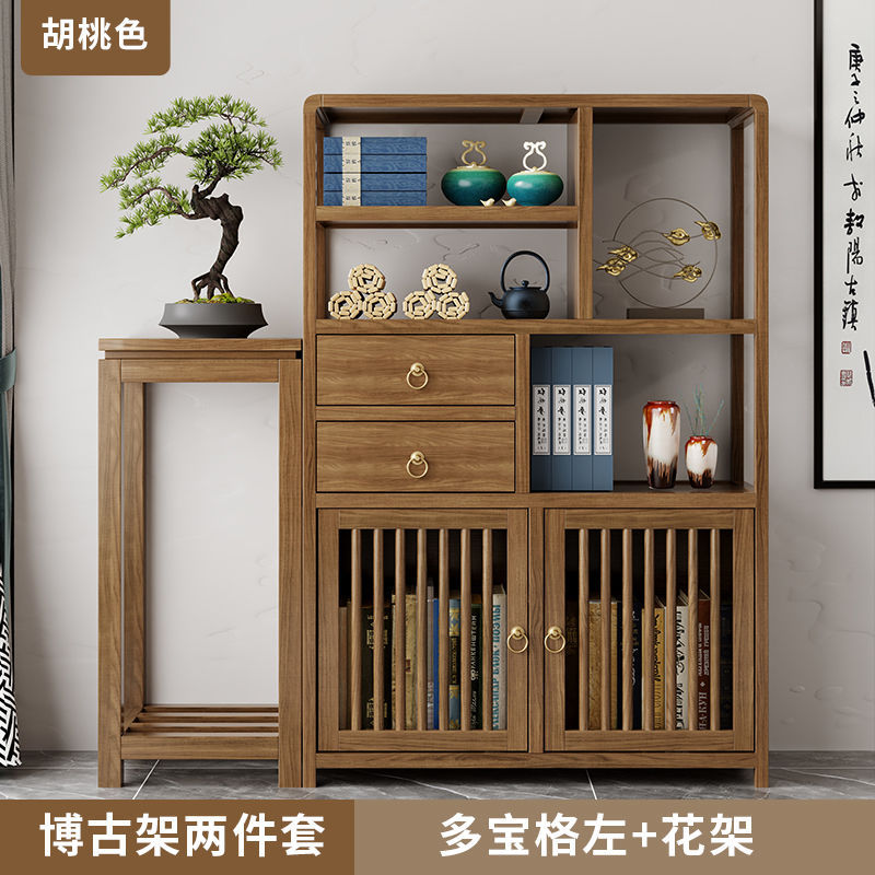 Multi-compartment (left cabinet) flower stand