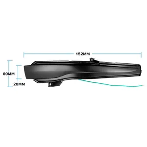 กระจกมองหลัง LED แบบไดนามิกพร้อม AMG MRD Fit สำหรับ Mercedes Benz C E S Class W205 W213 W222 W217 2013 2013-2017 - Product Image 3