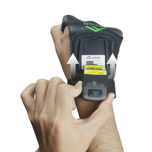 Escáner de código de barras para tableta Android, lector de código de barras inalámbrico 2D QR, resistente, con Bluetooth, Guante de cuero, para PDA - Product Image 1