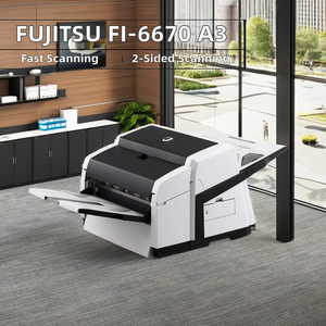 富士通Fi-6670高速A3自动彩色文件扫描仪，带USB接口批量双面文件打标机库存 - Product Image 5