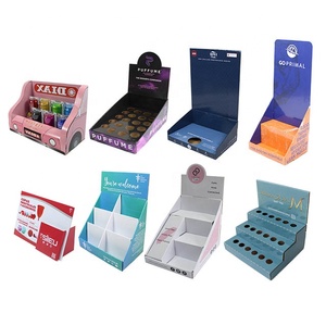 Benutzer definierte tragbare Papier CDU POP Tisch Arbeits platte Retail Display Stand PDQ Karton Zähler Display für Laden regale - Product Image 6