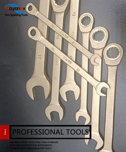 专业安全工具防爆棘轮开口扳手无火花工具 - Product Image 6
