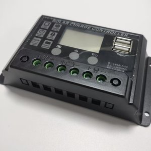 Regolatore di carica solare 12V/ 24V pannello solare regolabile Display LCD Dual USB impostazione PWM 10A Controller di carica - Product Image 3