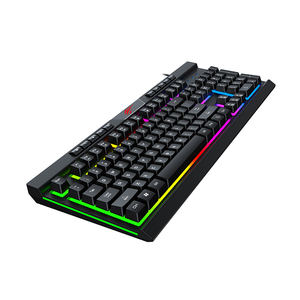 Havit Kb500L 114 llaves de Multi función Pc Arco Iris cable Usb membrana Gamer Gaming teclado con luz Led - Product Image 5
