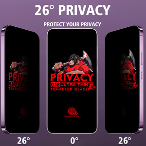 Chống gián điệp vân tay mở khóa bảo vệ màn hình kính bảo vệ cho Samsung Galaxy S21 S22 S23 S24 S25 - Product Image 3