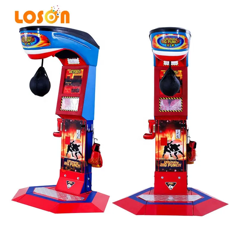 Sacco da boxe per pagamento con carta arcade a gettoni kick matching vending training electronic boxing gaming machine price
