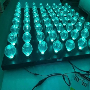 Customized 3D Pixel <strong>LED</strong> Bulb 12V DMX512 RGB Addressable 80mm Bulb <strong>Light</strong> <strong>Source</strong> - Product Image 4