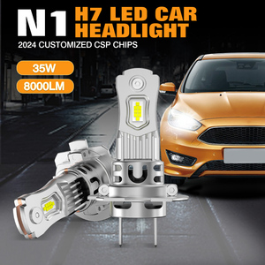 ซีรีย์ N1กำลังสูงขนาด1:1พร้อมหลอดฮาโลเจน35W H7 H1รถยนต์ H3หลอดไฟ LED 3500LM แต่ละหลอด6000K พร้อมดีไซน์พัดลม - Product Image 2