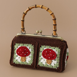 Coffee mushroom bamboo bag
