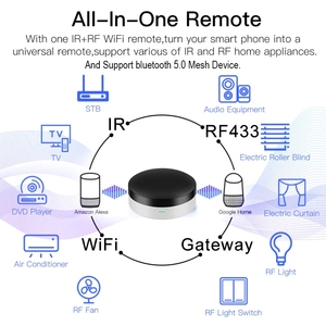 Tuya Smart BT Gateway Infrared and 433Mhz Radio Frequency and <strong>All</strong>-in-one <strong>Remote</strong> Control Support air Conditioning TV Set-top Box - Product Image 4